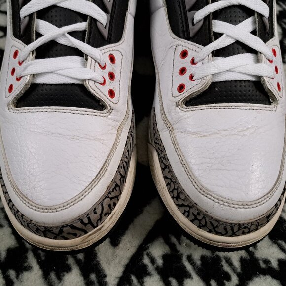 %Size 10 Nike Air Jordan 3 Retro Infrared Men Sneakers AJ26